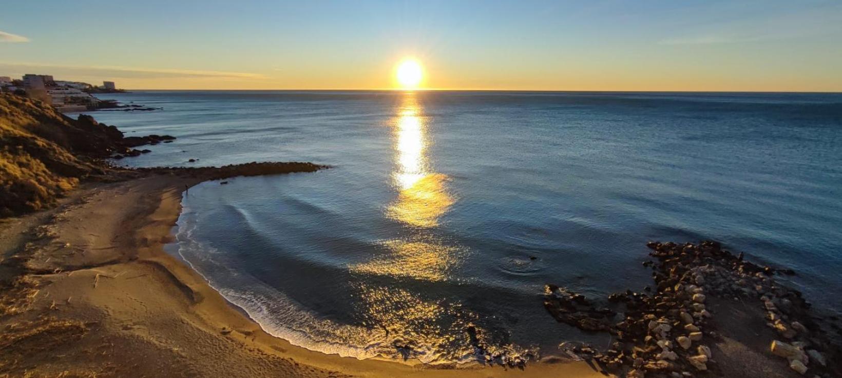 Primera Linea De Playa Benalmadena La Perla Playa Paraiso Bagian luar foto