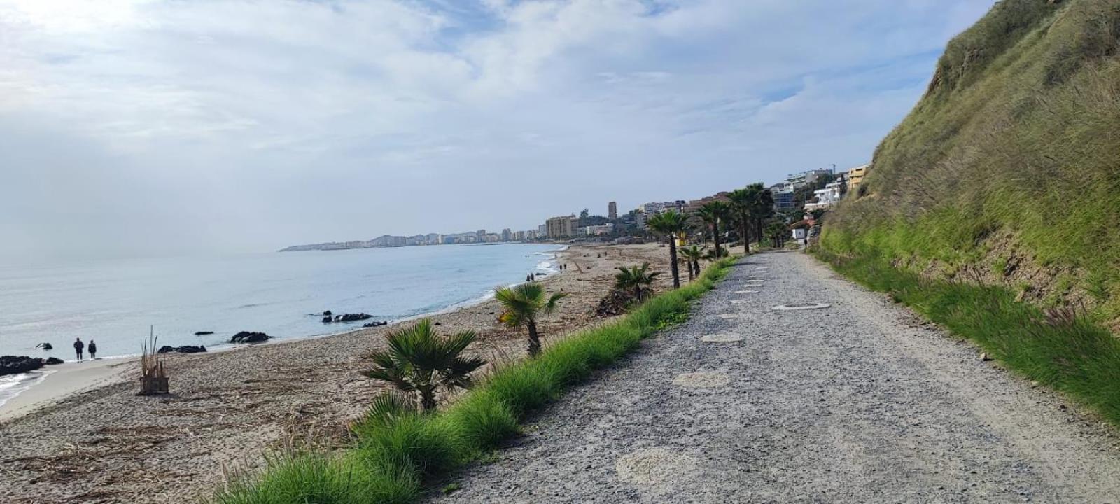 Primera Linea De Playa Benalmadena La Perla Playa Paraiso Bagian luar foto