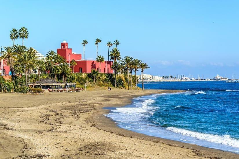 Primera Linea De Playa Benalmadena La Perla Playa Paraiso Bagian luar foto